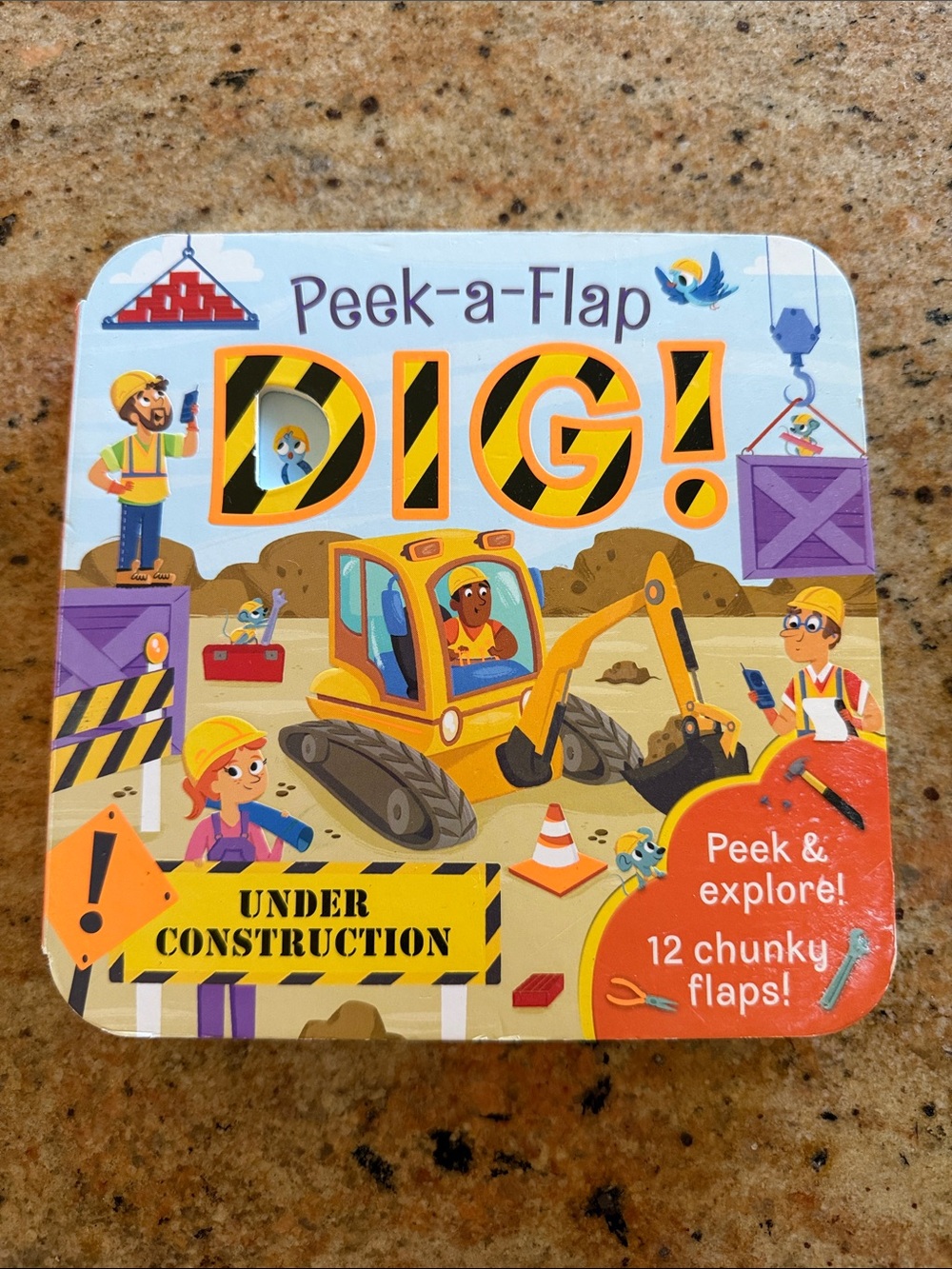 DIG! Under Construction - Yellow Interactive Board Book